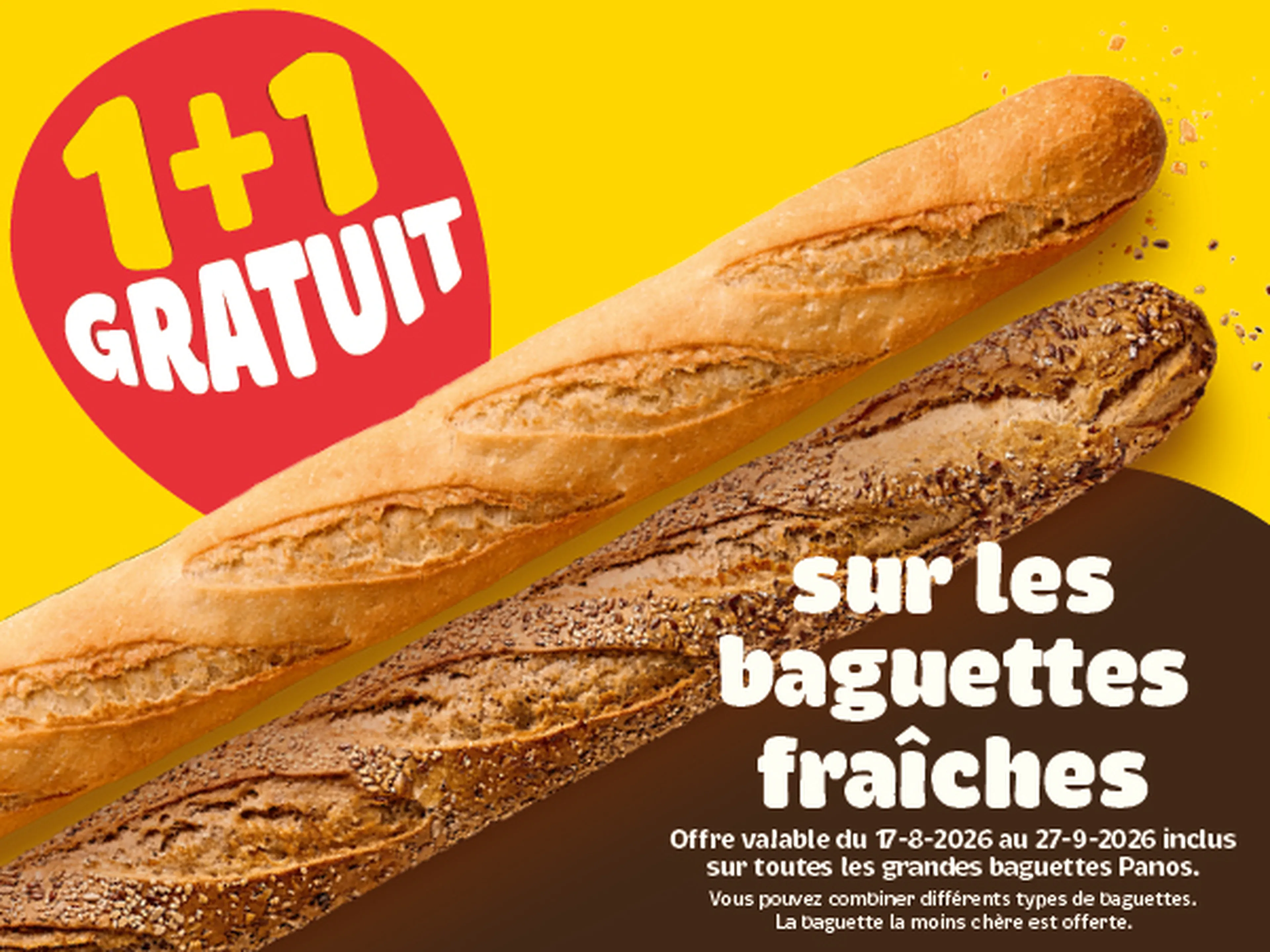 Panos 1+1 baguette