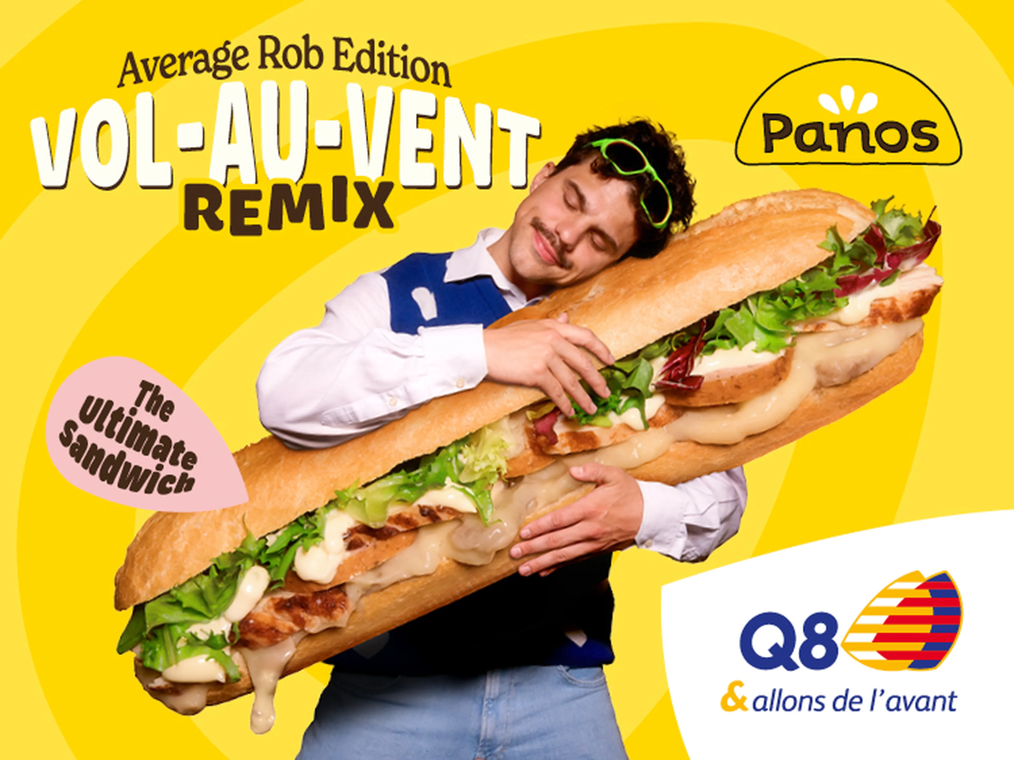 Average Rob tiens le ultimate sandwich au vol-au-vent