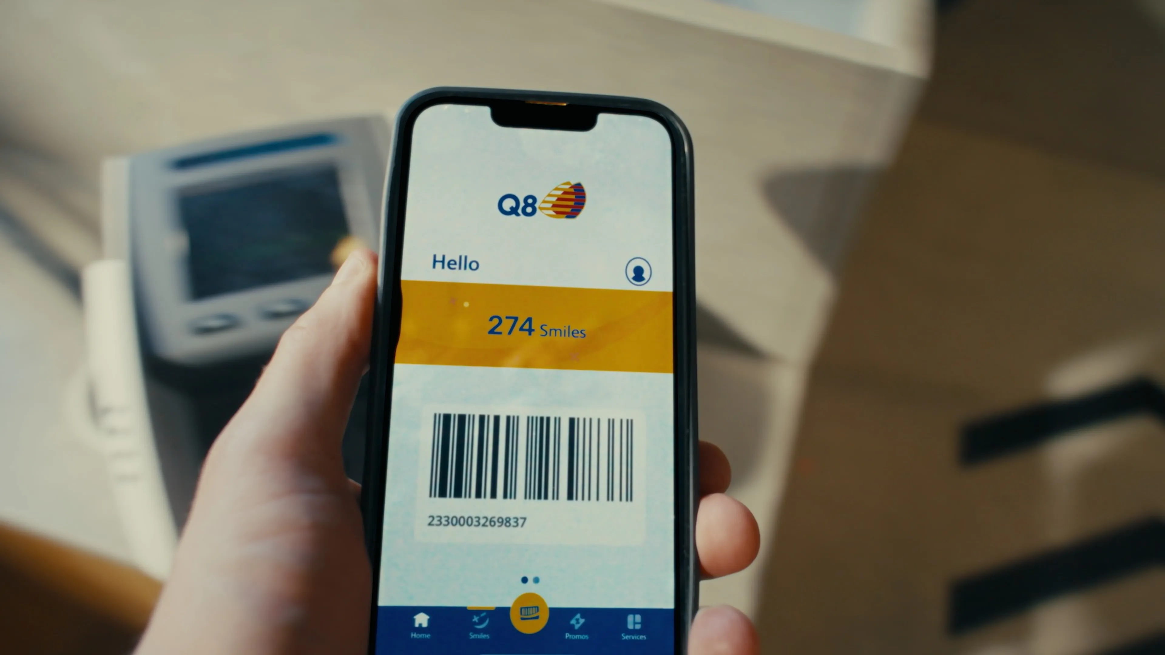 Collectionnez les sourires chez Q8 avec l'application