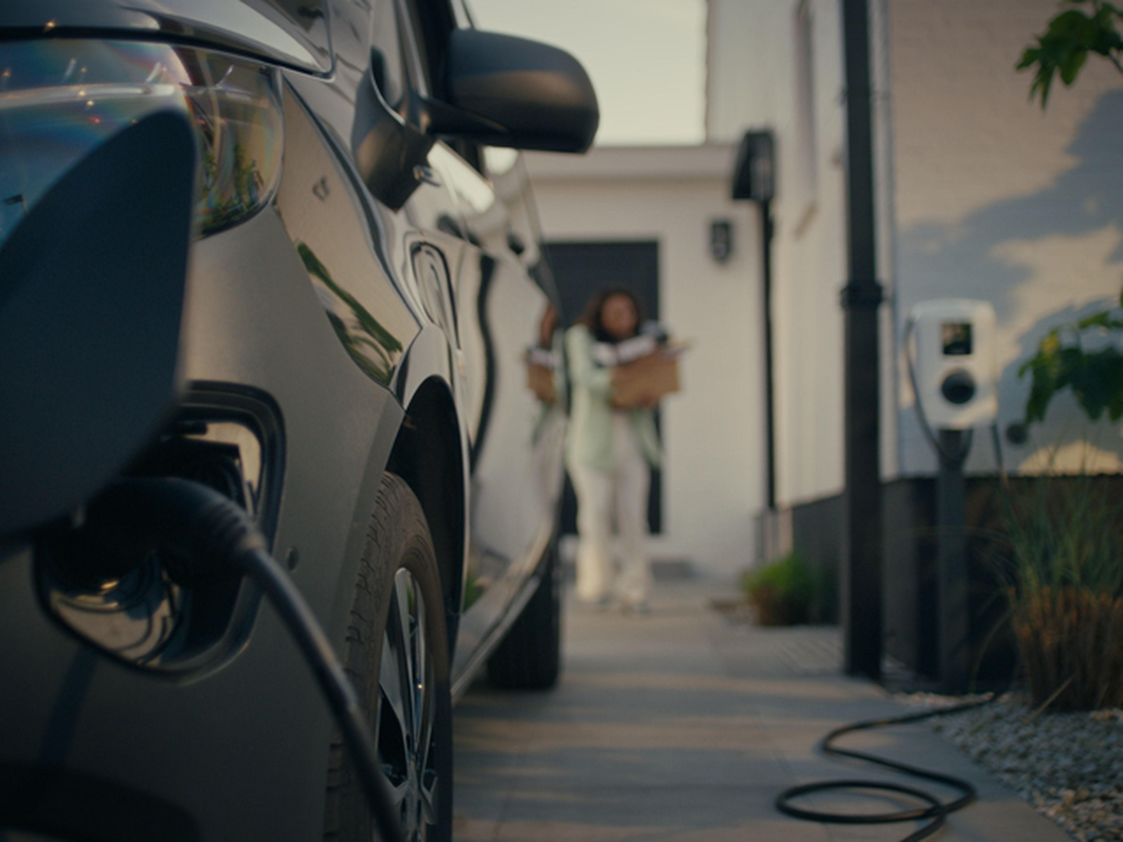 Chargeur Q8 courses recharger voiture électrique